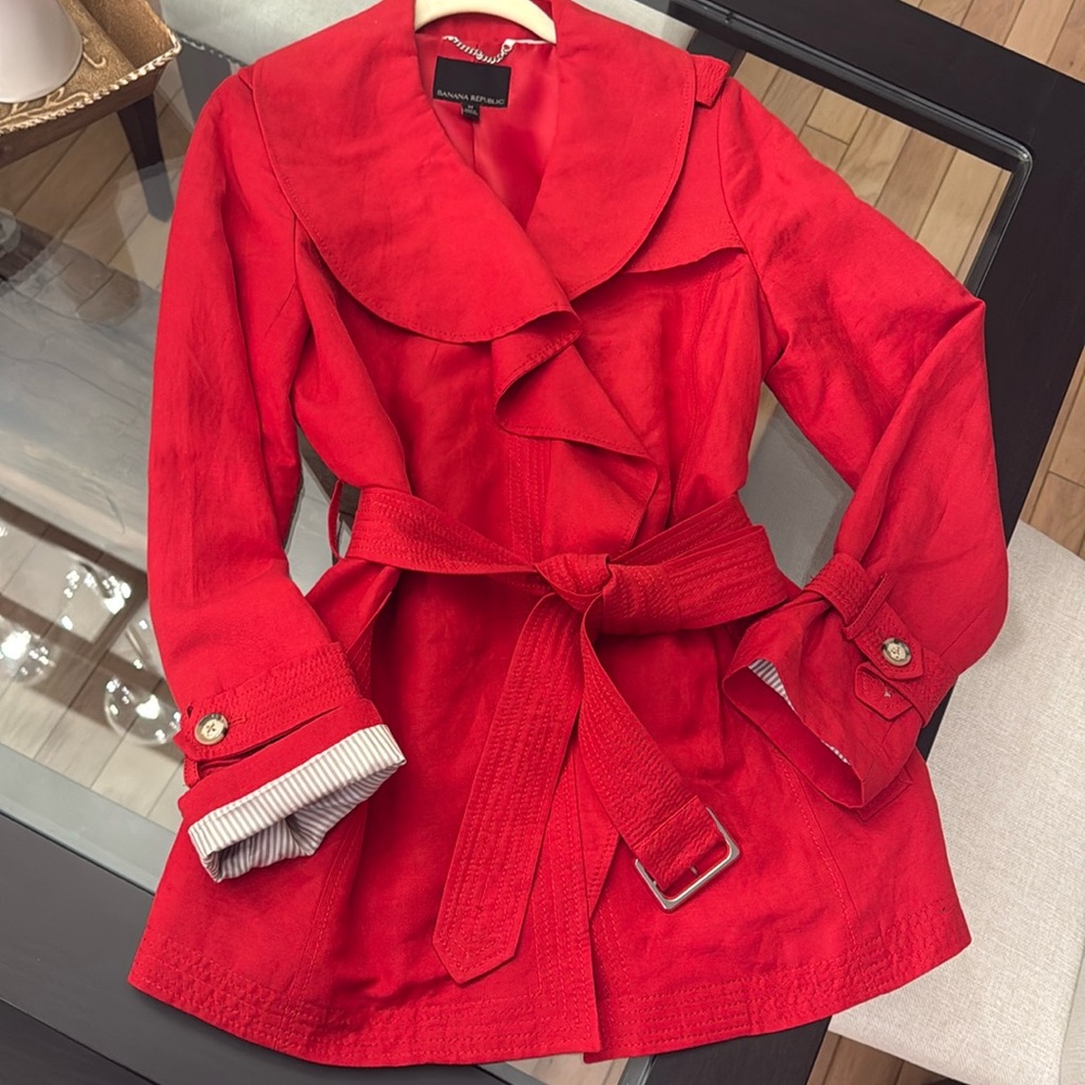 Banana Republic Short Trench Coat